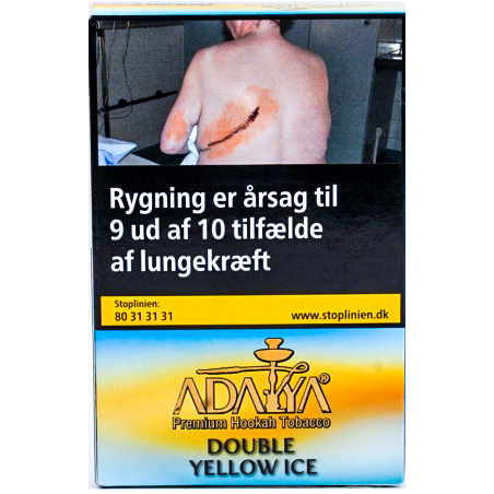 Adalya Vandpibe Tobak – Double Melon (Yellow) Ice 50 g