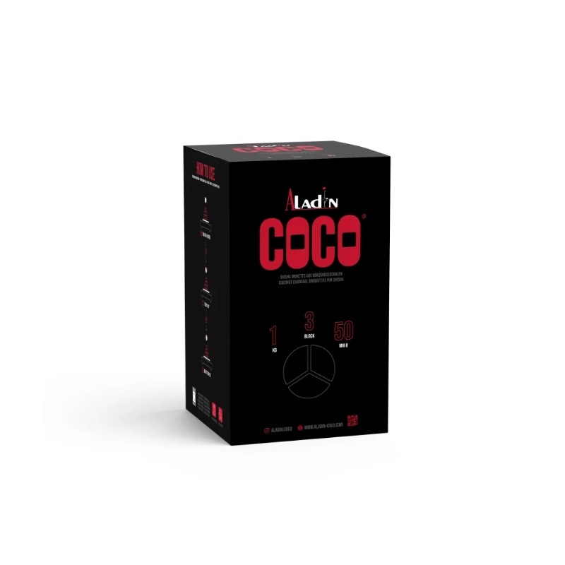 Tom Cococha Blue charbon pour chicha – 1 kg | Charbon pour chicha