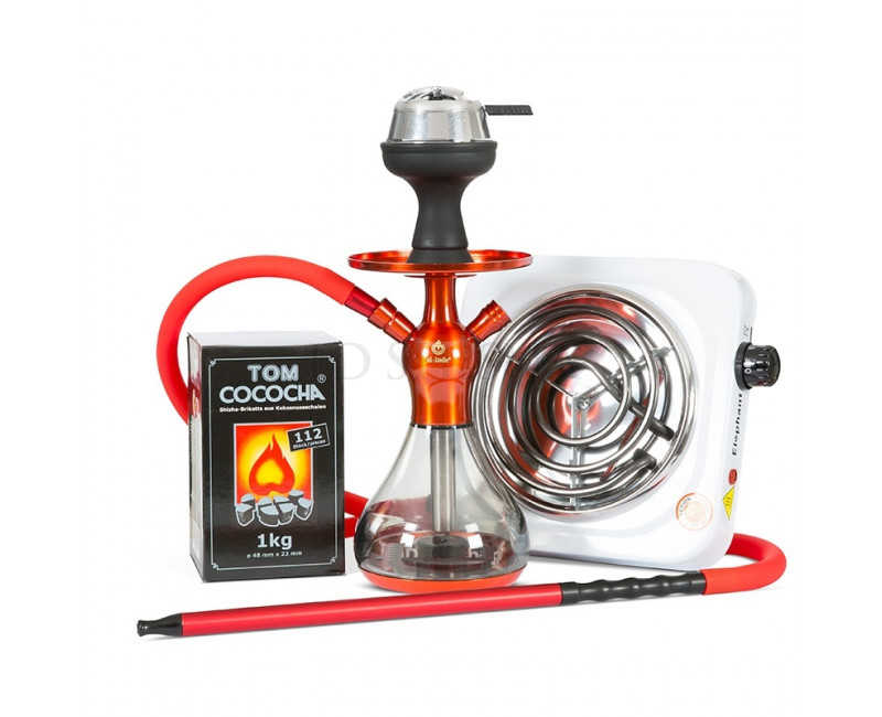 Pakketilbud 13: El-Badia Celeste X1 vandpibe inkl. Silikone