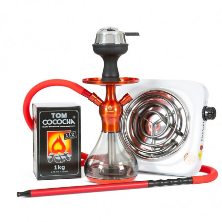 Pakketilbud 13: El-Badia Celeste X1 vandpibe inkl. Silikone