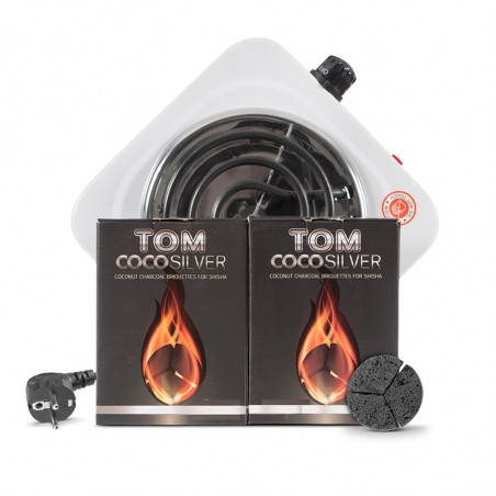 Pakketilbud 3: Elefant kultænder inkl. 2 kg TOM Silver kul